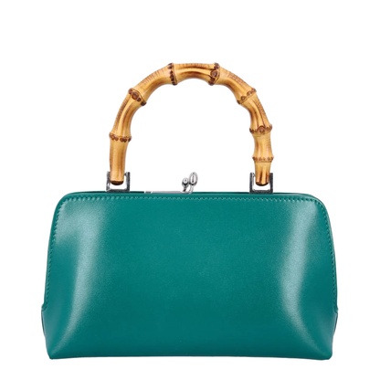 Leather Goji Bamboo Mini Bag
