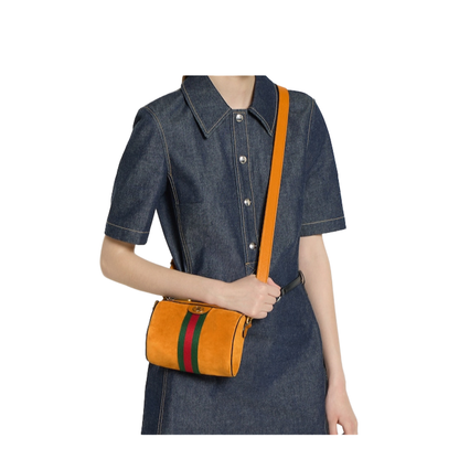 Orange Ophidia Mini Handbag