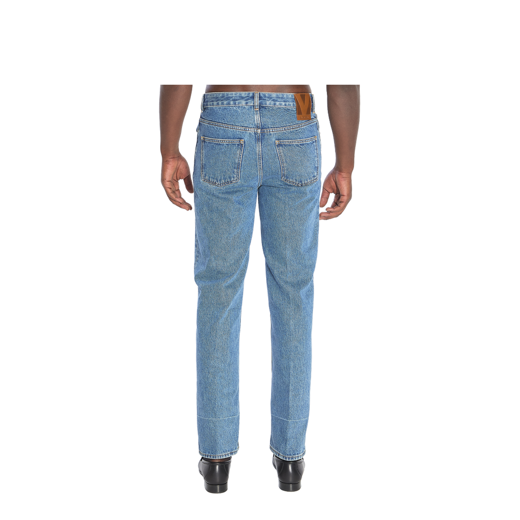 Straight Fit Denim Jeans