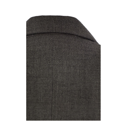 Double Breasted Wool Coat Dark Grey