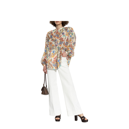 Patterned Loose-Fit Shirt