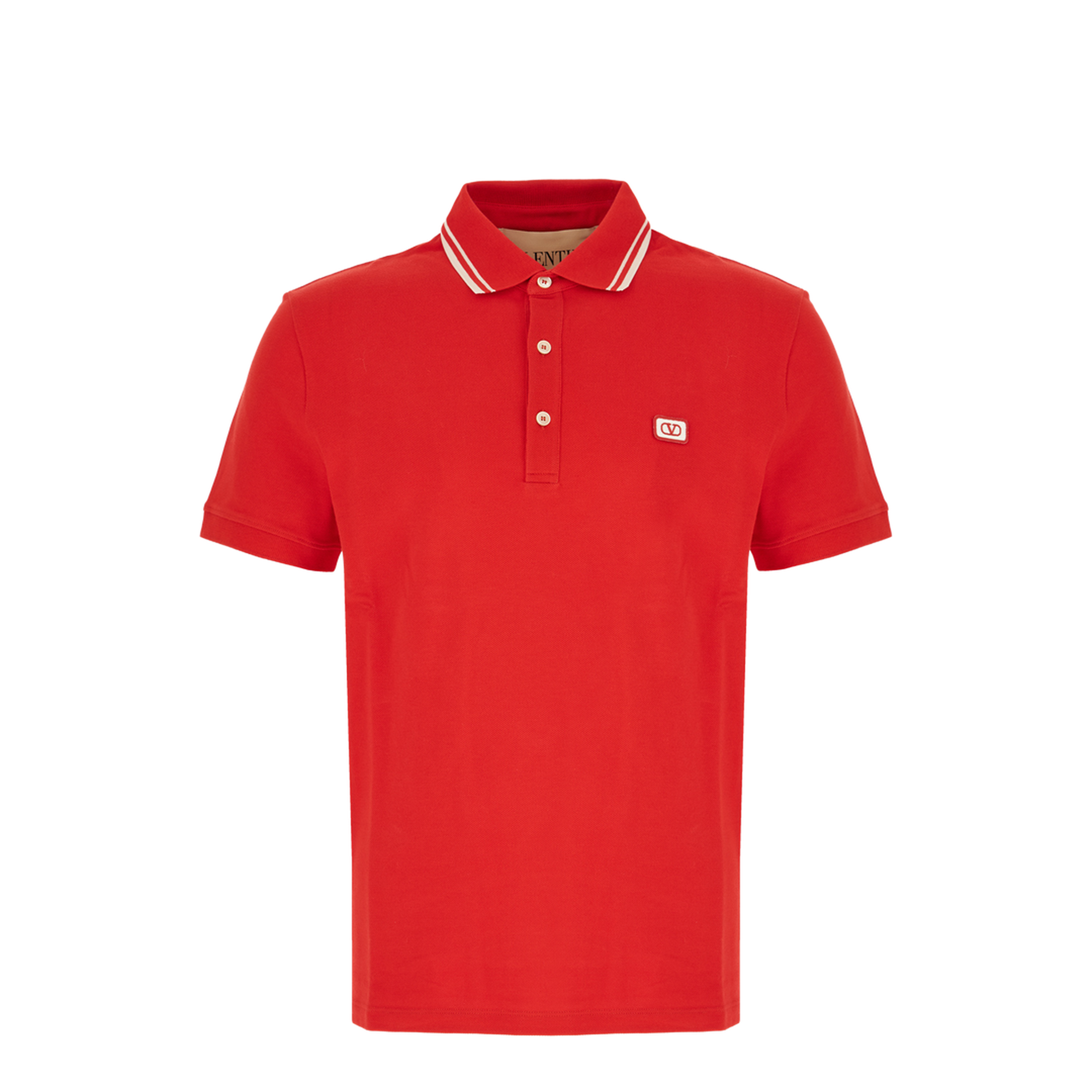 Polo Shirt With Signature Vlogo