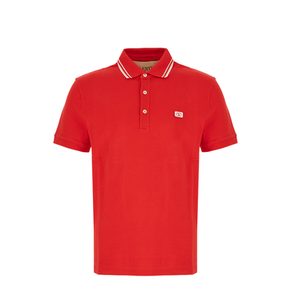 Polo Shirt With Signature Vlogo