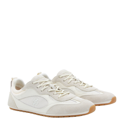 Field Suede Sneakers with Leather Inserts