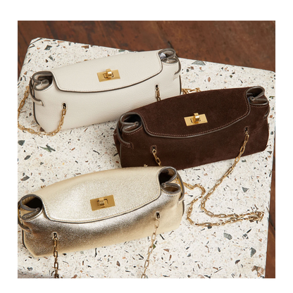 Gem Metallic Nappa Leather Sandals
