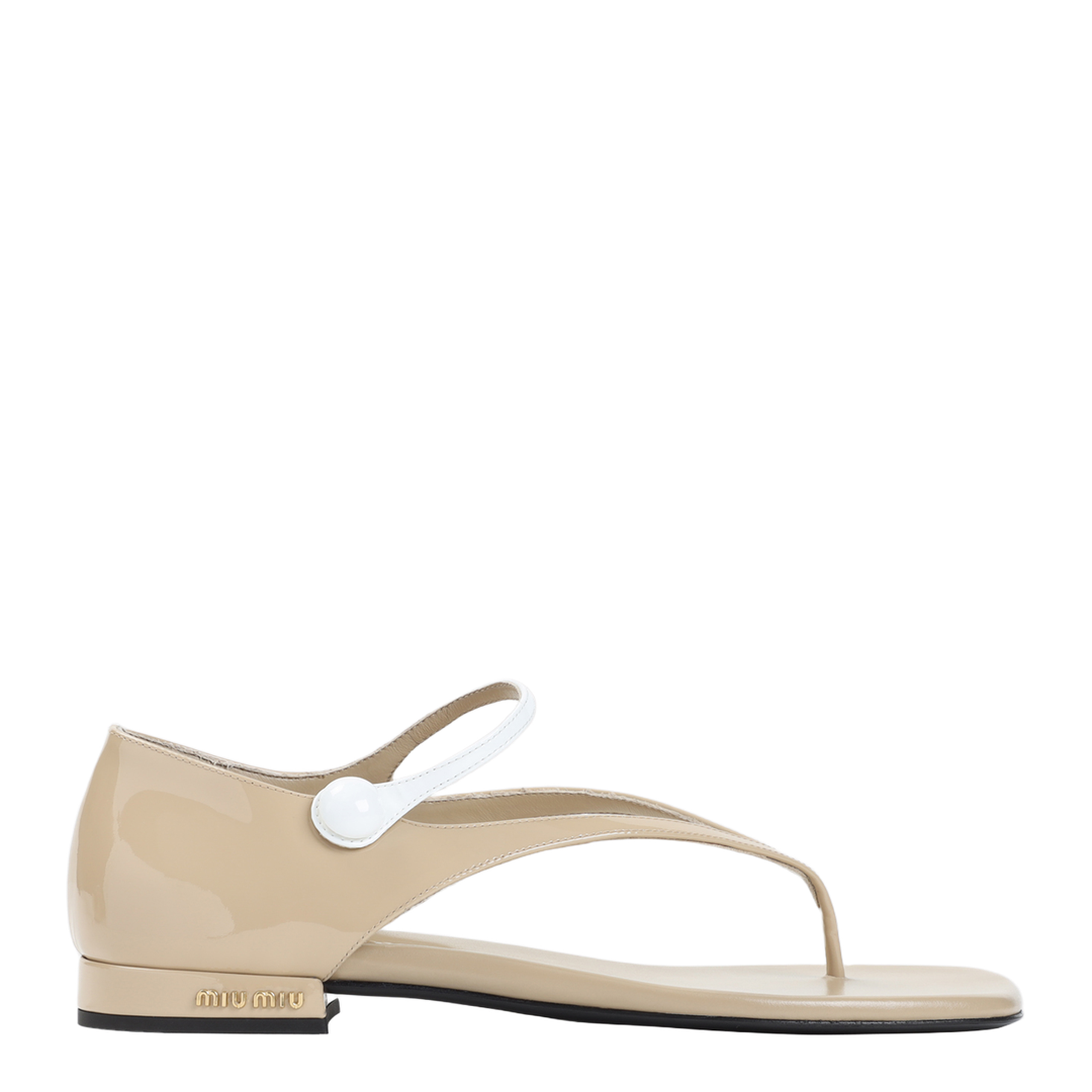 MAYFEYR - Miu Miu - Calf Leather Sandals - 5Y468EF01006E