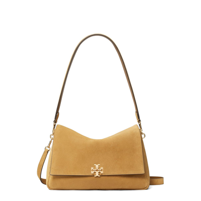 Medium Suede Shoulder Bags - Brown