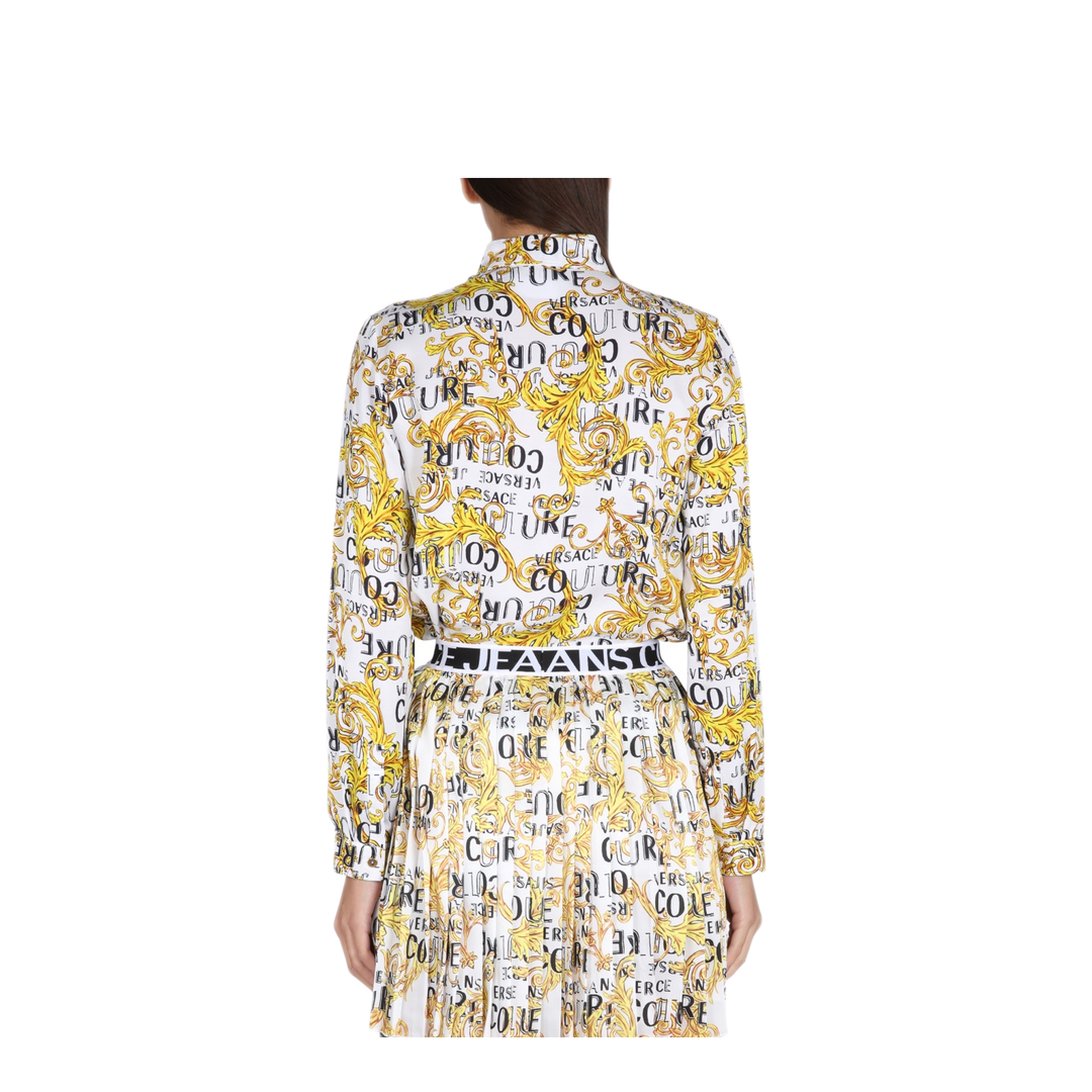 MAYFEYR - VERSACE JEANS COUTURE - Baroque Patterned Shirt - 74HAL201NS219G03