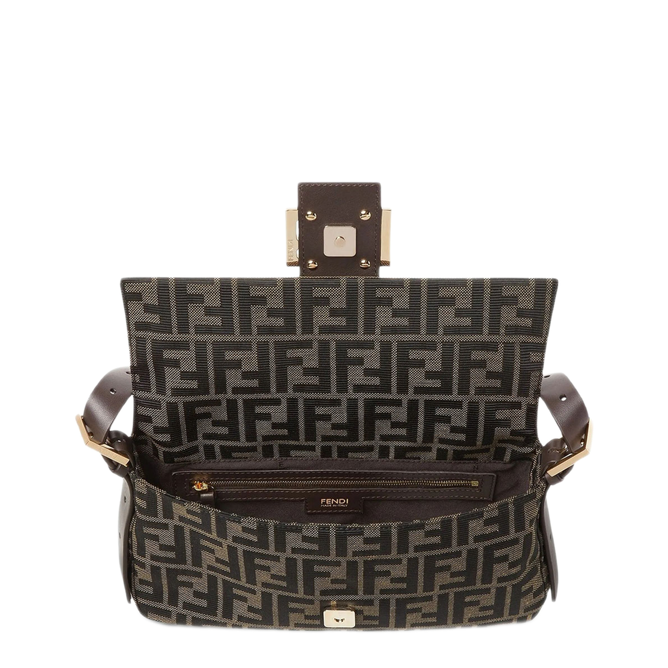 MAYFEYR - Fendi - Baguette Bag In Jacquard Fabric - 8BR850B17A