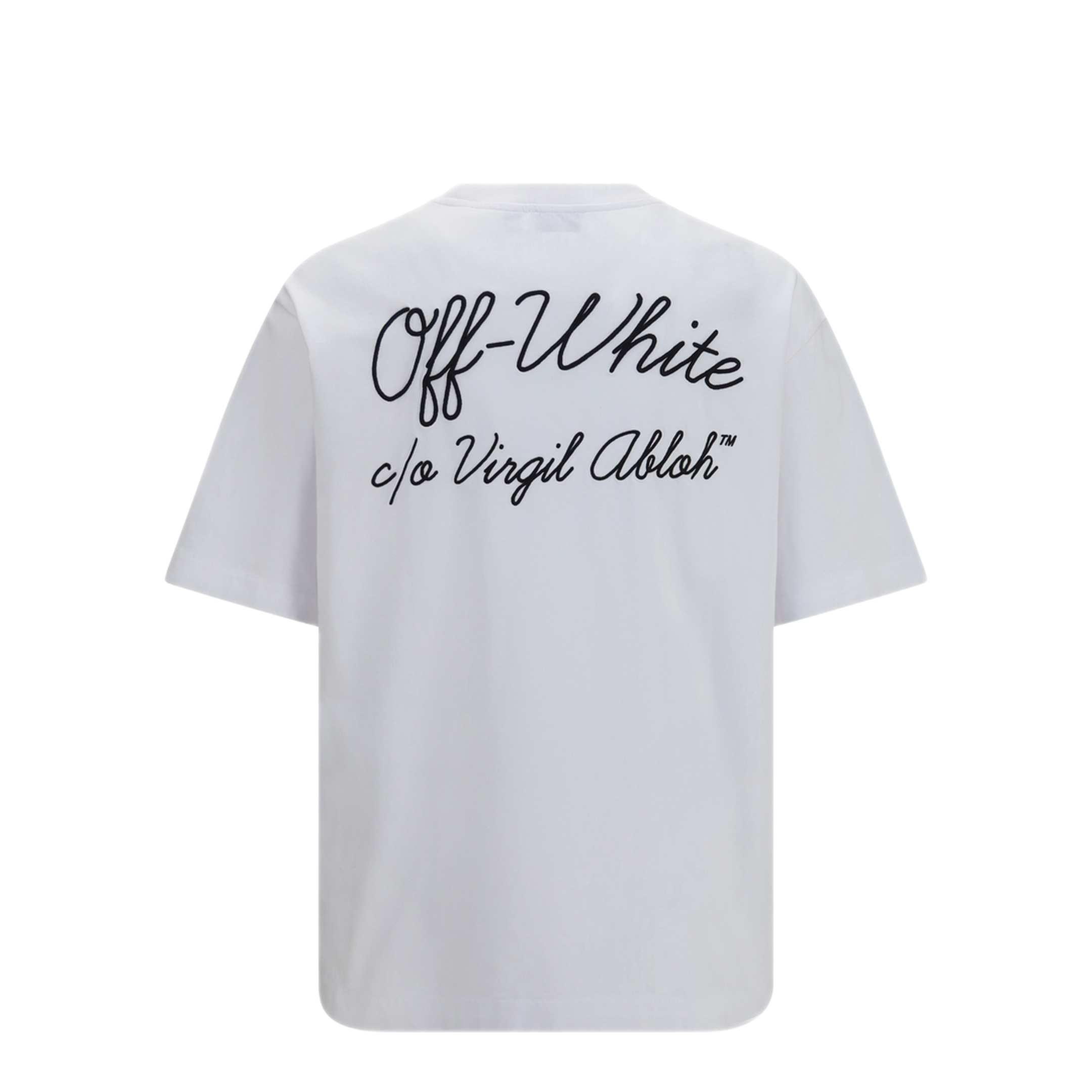MAYFEYR - Off-White - Script Logo Skate T Shirt - OMAA120F26JER00510100