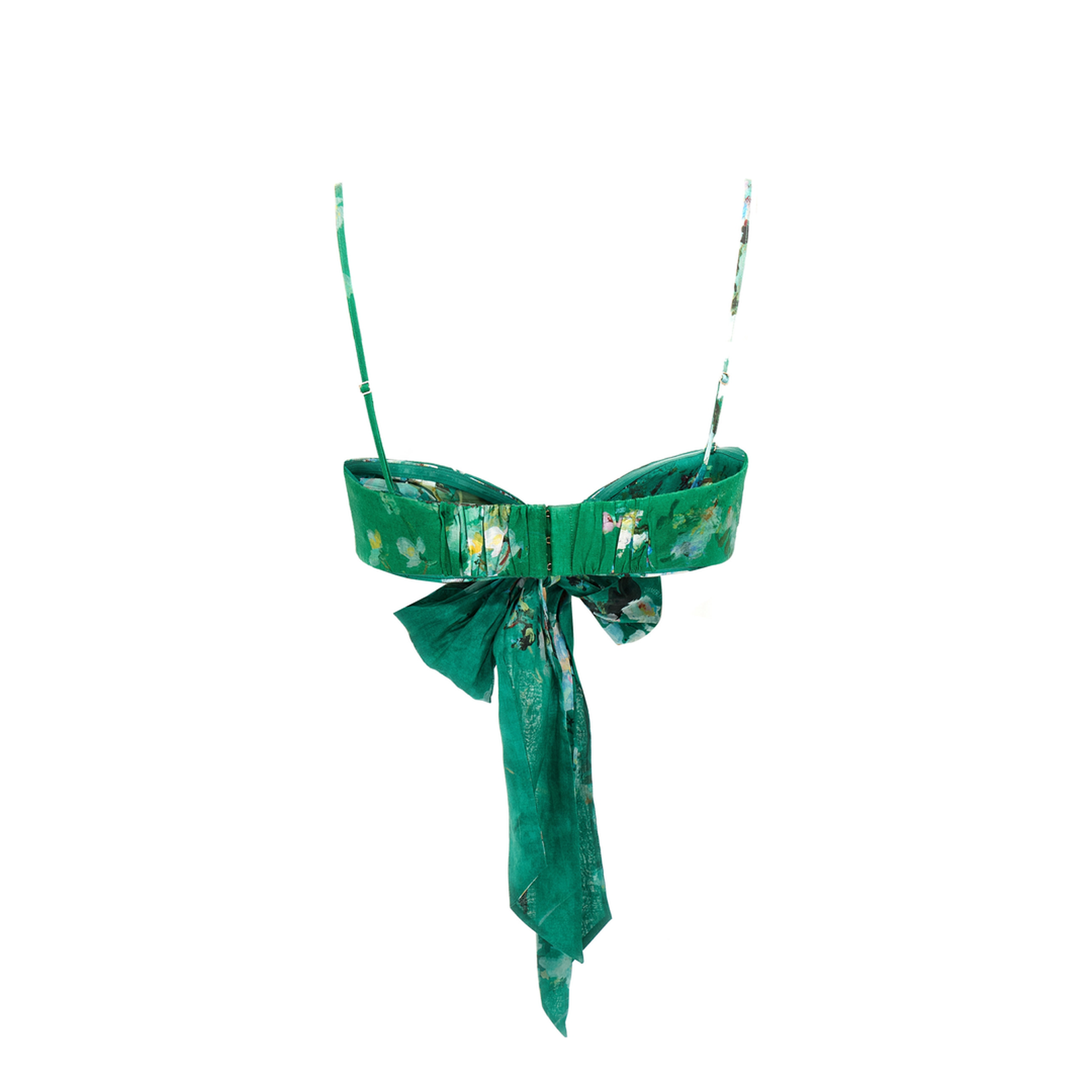 Draped Bow Tops Green