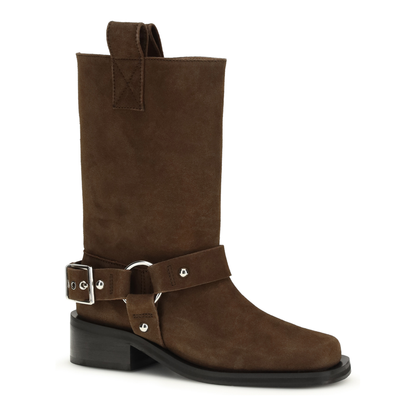 MAYFEYR - Ganni - Suede Biker Boots - B1010095