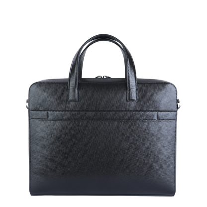 Gancini Trading Hammered Calfskin Briefcase - Black