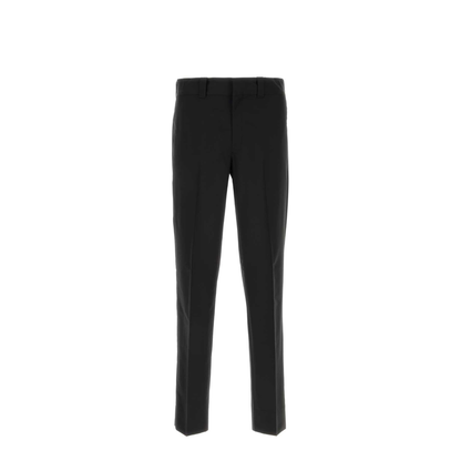 MAYFEYR - Prada - Black Wool Blend Trousers - SPH257S23113L5F0002