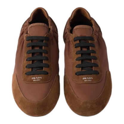 MAYFEYR - Prada - Collapse Re-Nylon And Suede Sneakers - 1E959NF005D7C