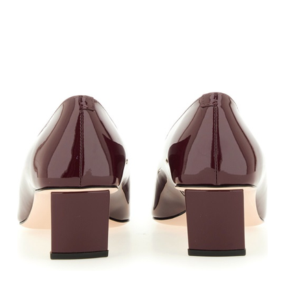 With Heel Bordeaux