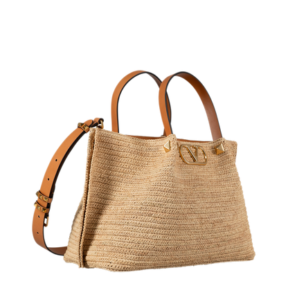 MAYFEYR - Valentino - Medium Raffia Handbag With Pouch - WB0T01QCL
