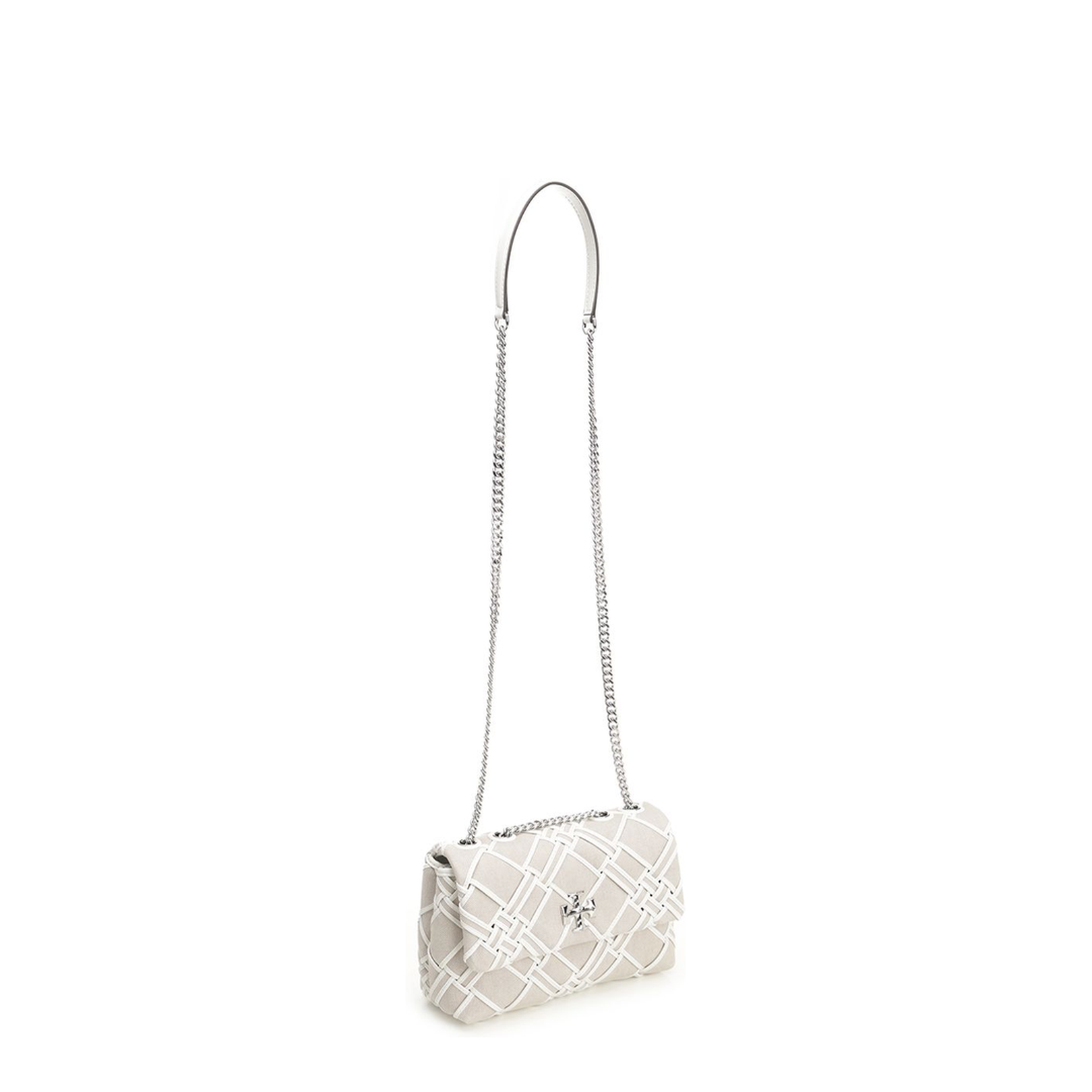Kira Woven Canvas Small Convertible Shoulder Bag