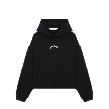 MAYFEYR - Palm Angels - Curved Logo Loose Crop Hoodie - PWBB076S26FLE001100A