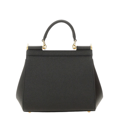 Medium Sicily Handbag in Black