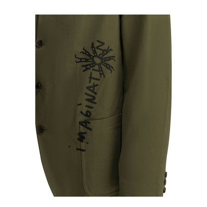 MAYFEYR - Comme Des Garcons - Printed Blazer - FQJ506S262KHAKI