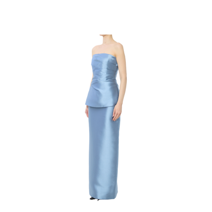 MAYFEYR - Solace London - Lucille Maxi Dress - OS47034BLUE