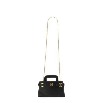 Top Handle Bag in Calfskin Black