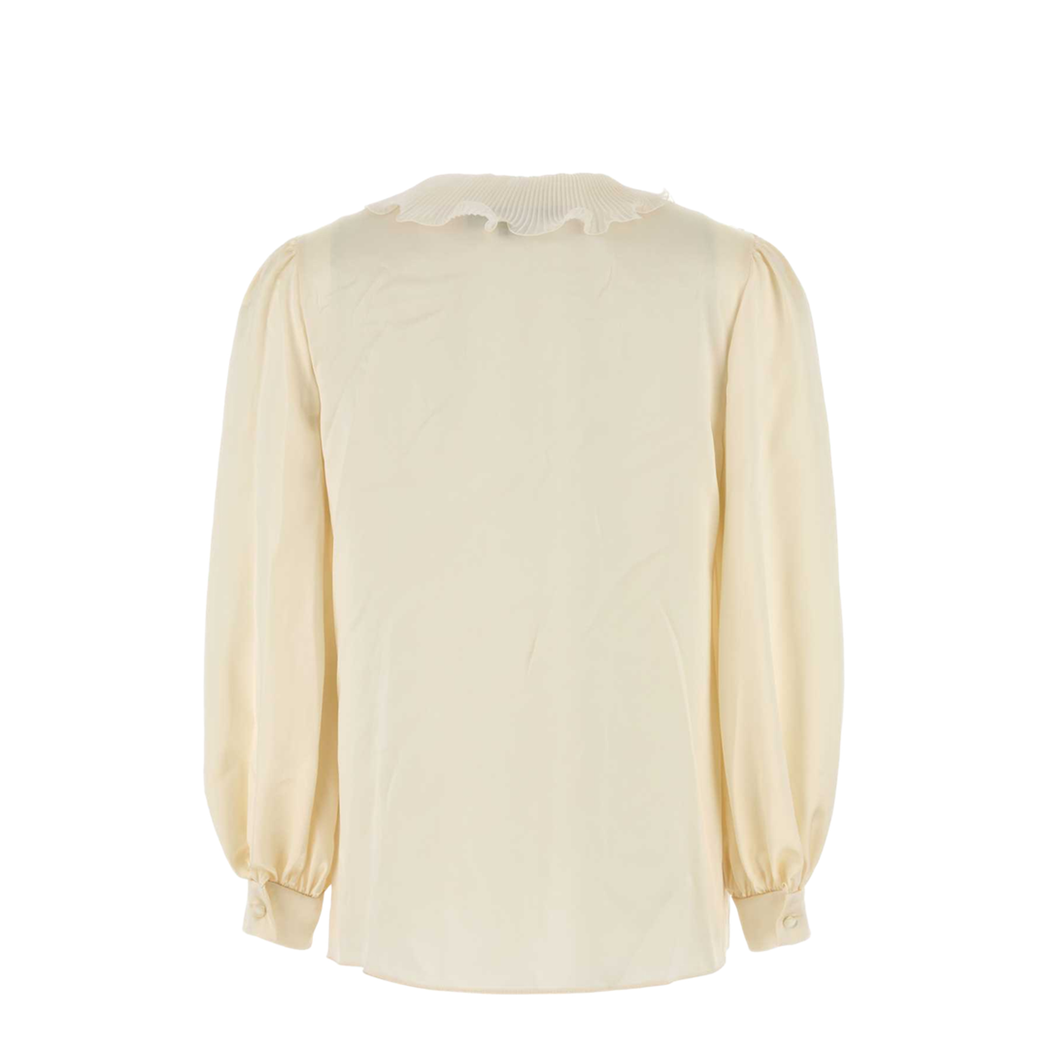 Cream Silk Shirt