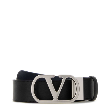 Black Reversible Leather Belt