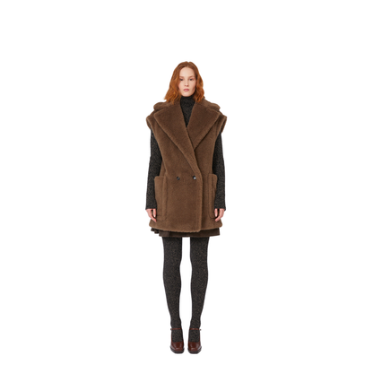 MAYFEYR -  - Alpaca And Wool Teddy Vest - BORMIDA1234