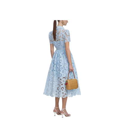 MAYFEYR - Self Portrait - Clear Blue Dress - AC26-024M-BLBLUE