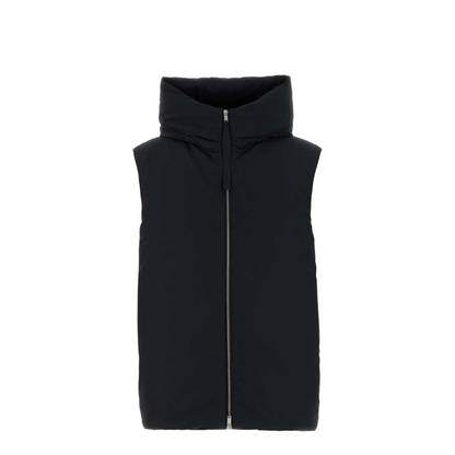 Black Polyester Down Jacket