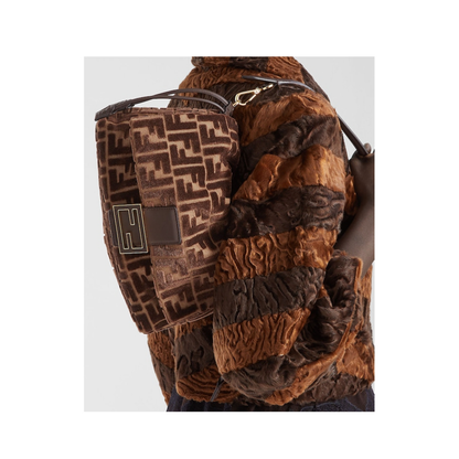 Mamma Baguette Medium Fabric Brown