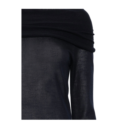MAYFEYR - Roberto Collina - Off The Shoulder Silk Blend Sweater - A0208210