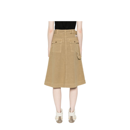 MAYFEYR - Moncler - Cotton Midi Skirt With Belt - L10932D00034M9731226