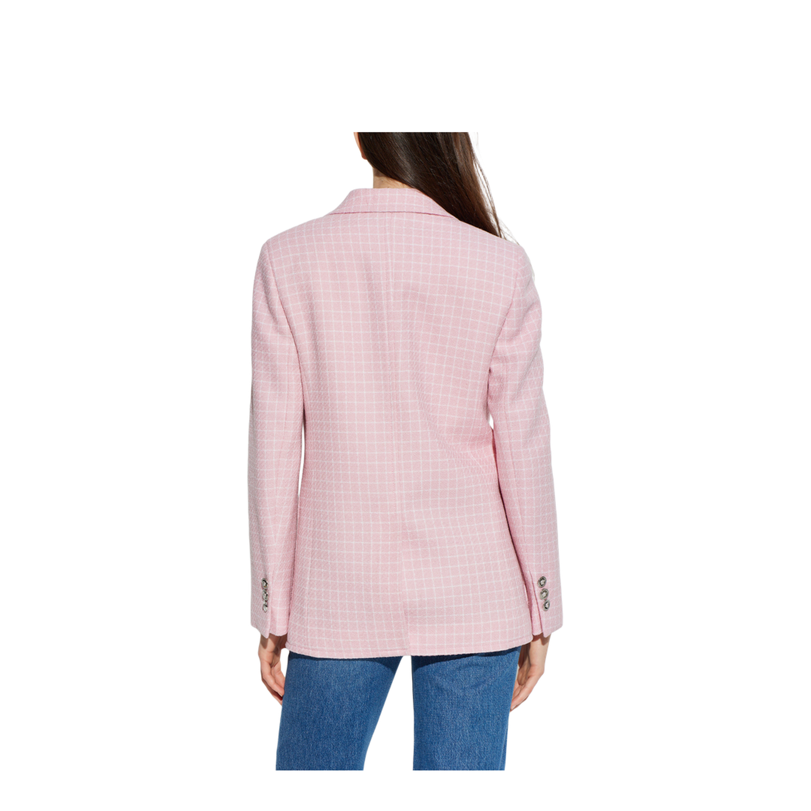 Checked Pattern Blazer