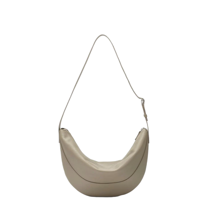 Crescent-Shaped Crossbody Bag