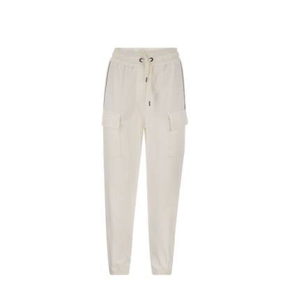 Smooth Cotton Fleece Cargo Pants