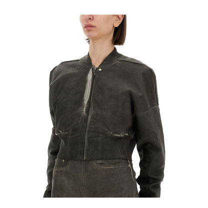 Cropped Bomber Jacket Flight JKT