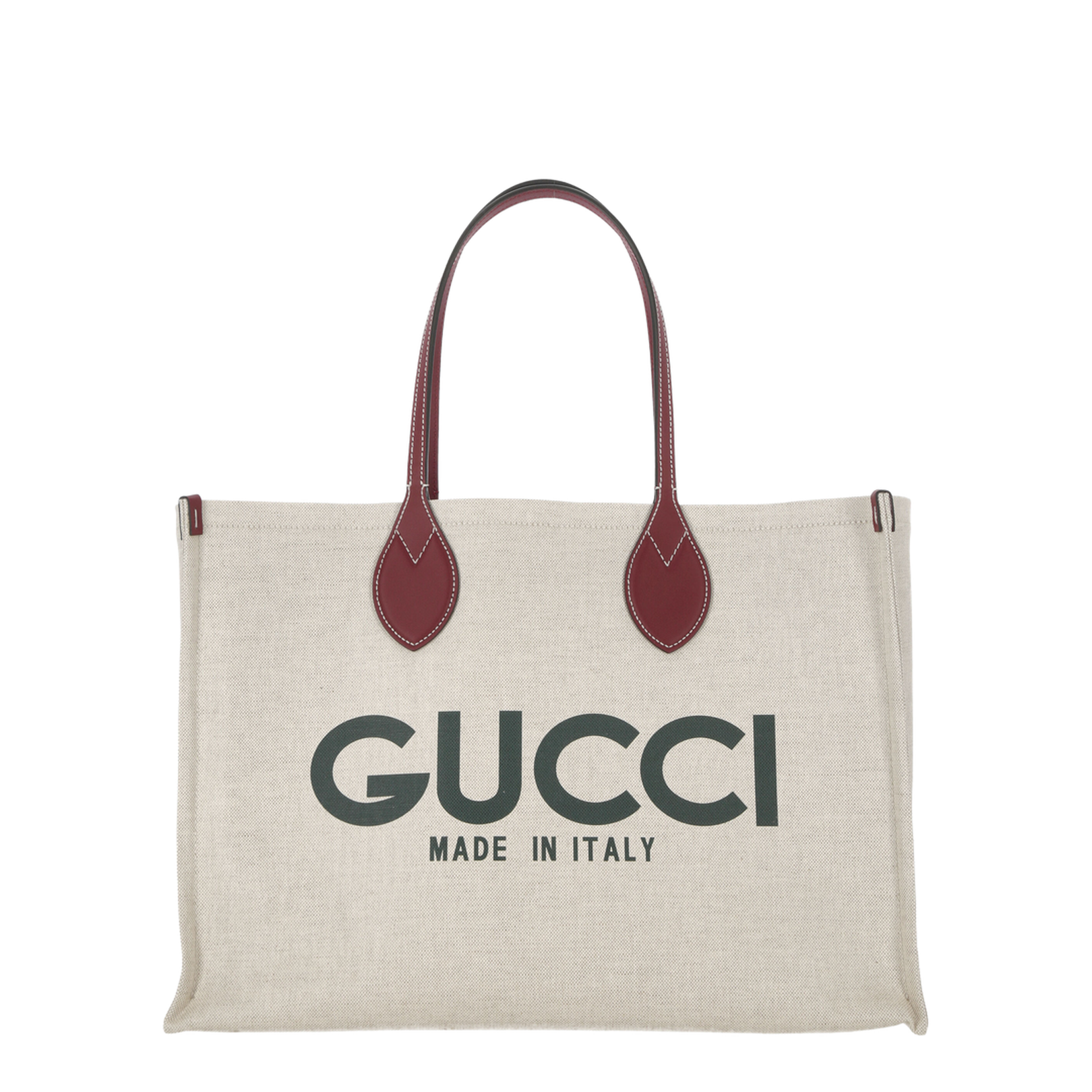 Large Canvas Tote Bag - Beige