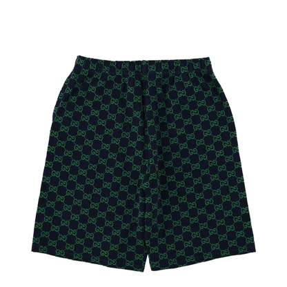 MAYFEYR - Gucci - Shorts Cotton Piquet Navy Green - 849680KXJHA94085