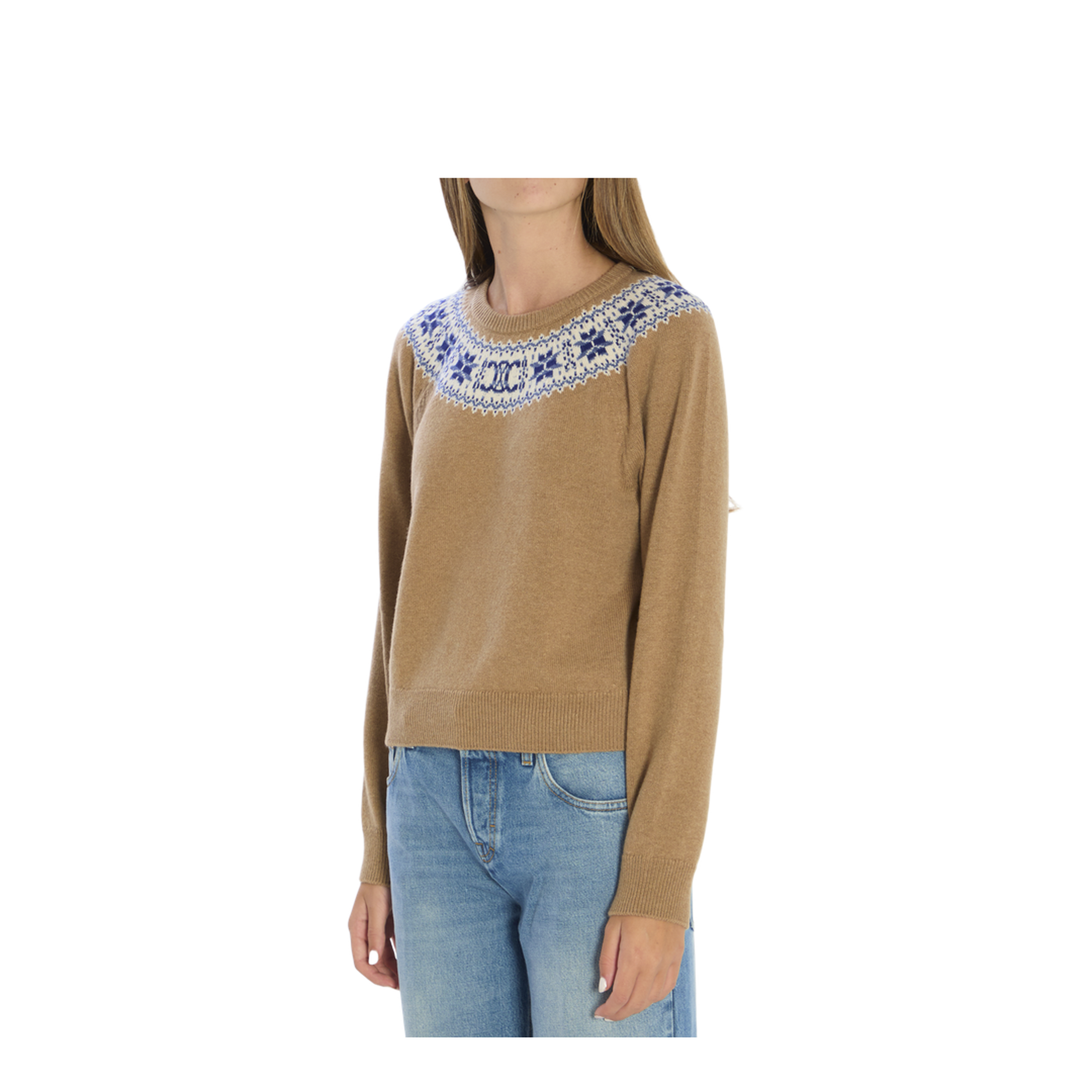 Fair Isle Knitwear Sweater