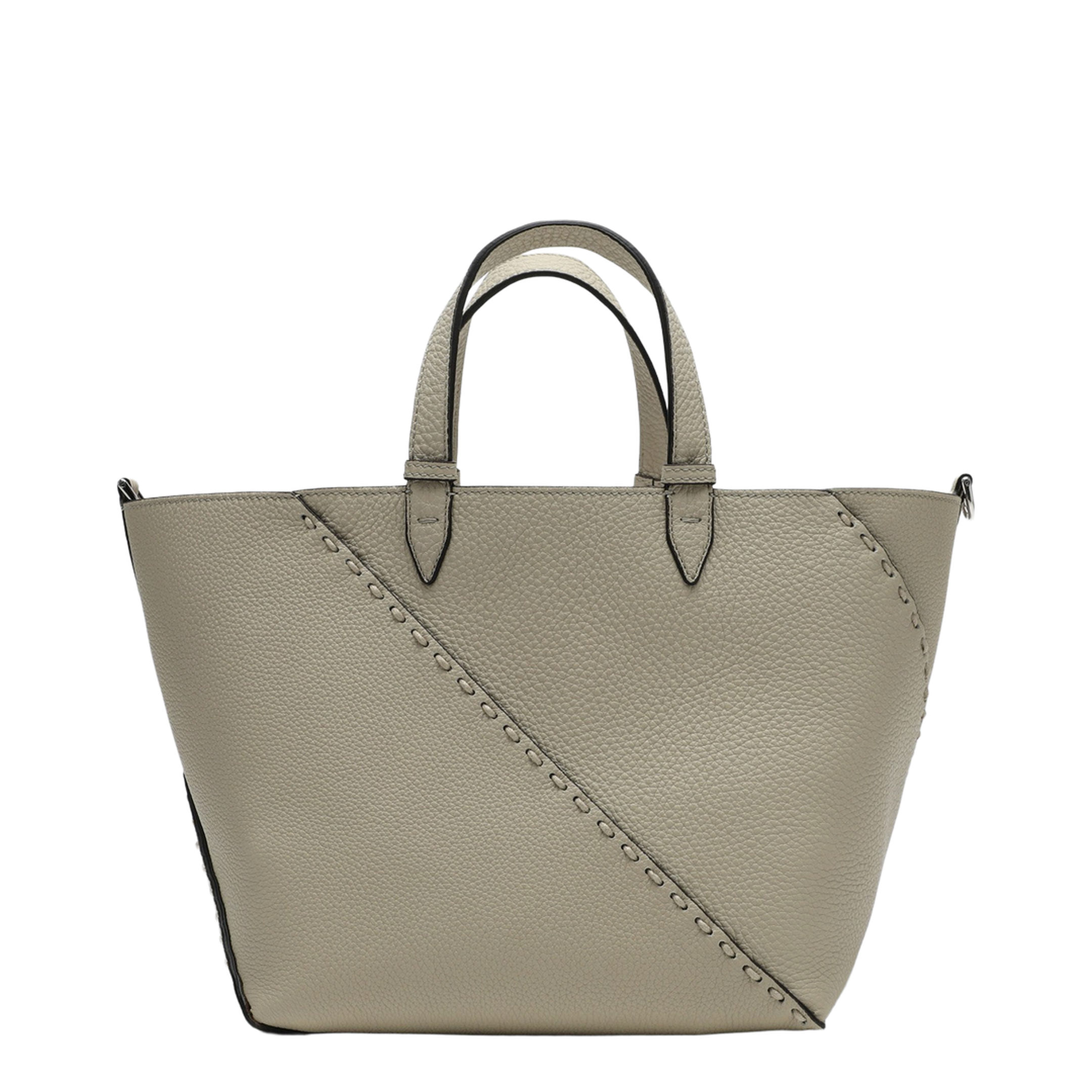 Selleria Small Leather Tote Bags - White