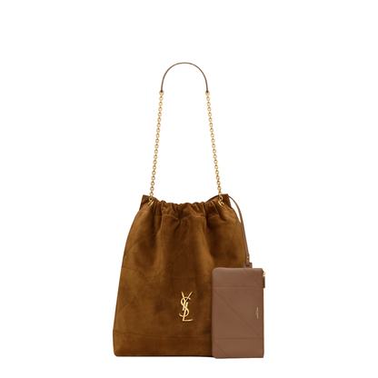 Jamie Large Pochon in Suede