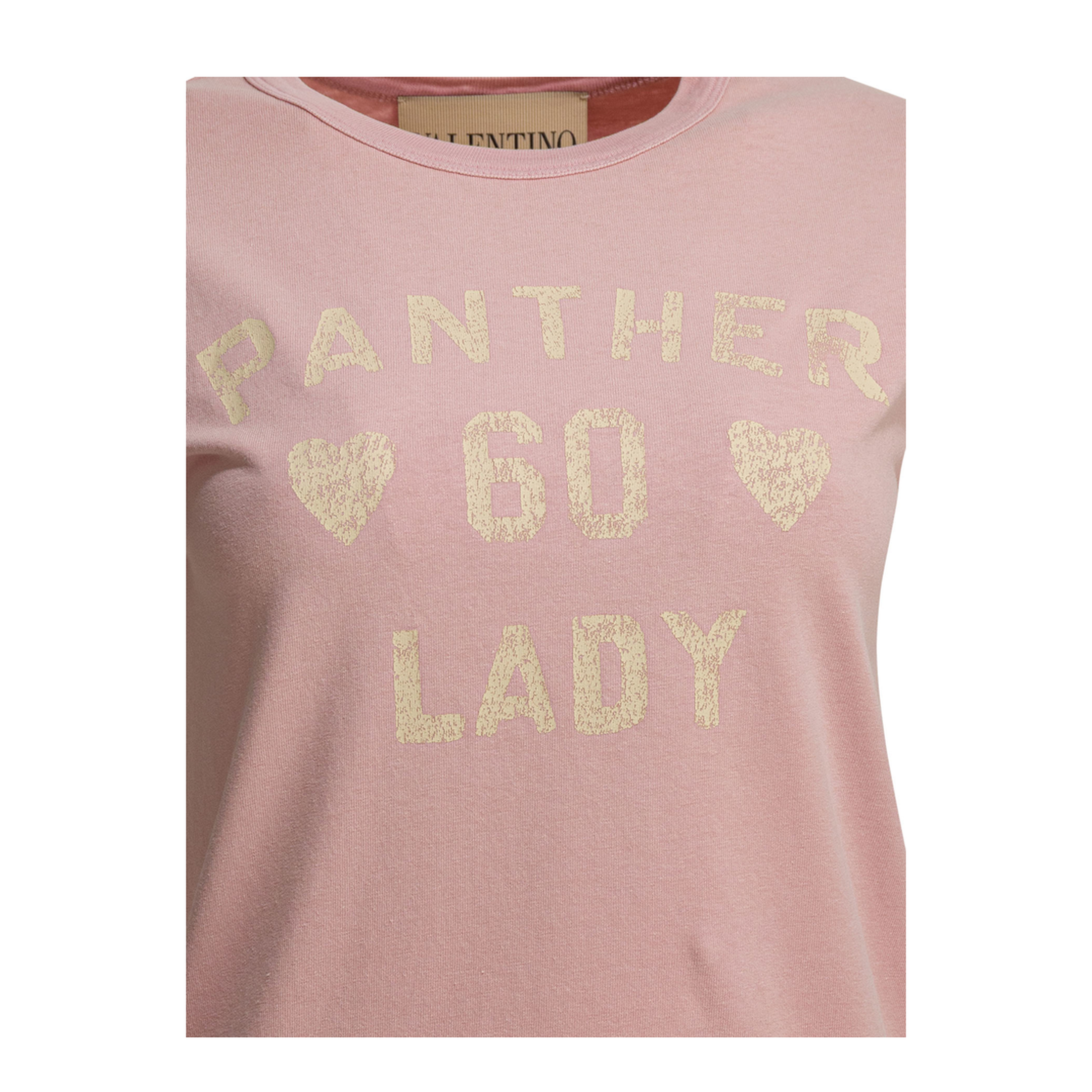 Printed Cotton T-Shirt Pink