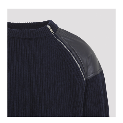 MAYFEYR - Bottega Veneta - Patch Leather Sweater - A006Y4V7BE04170