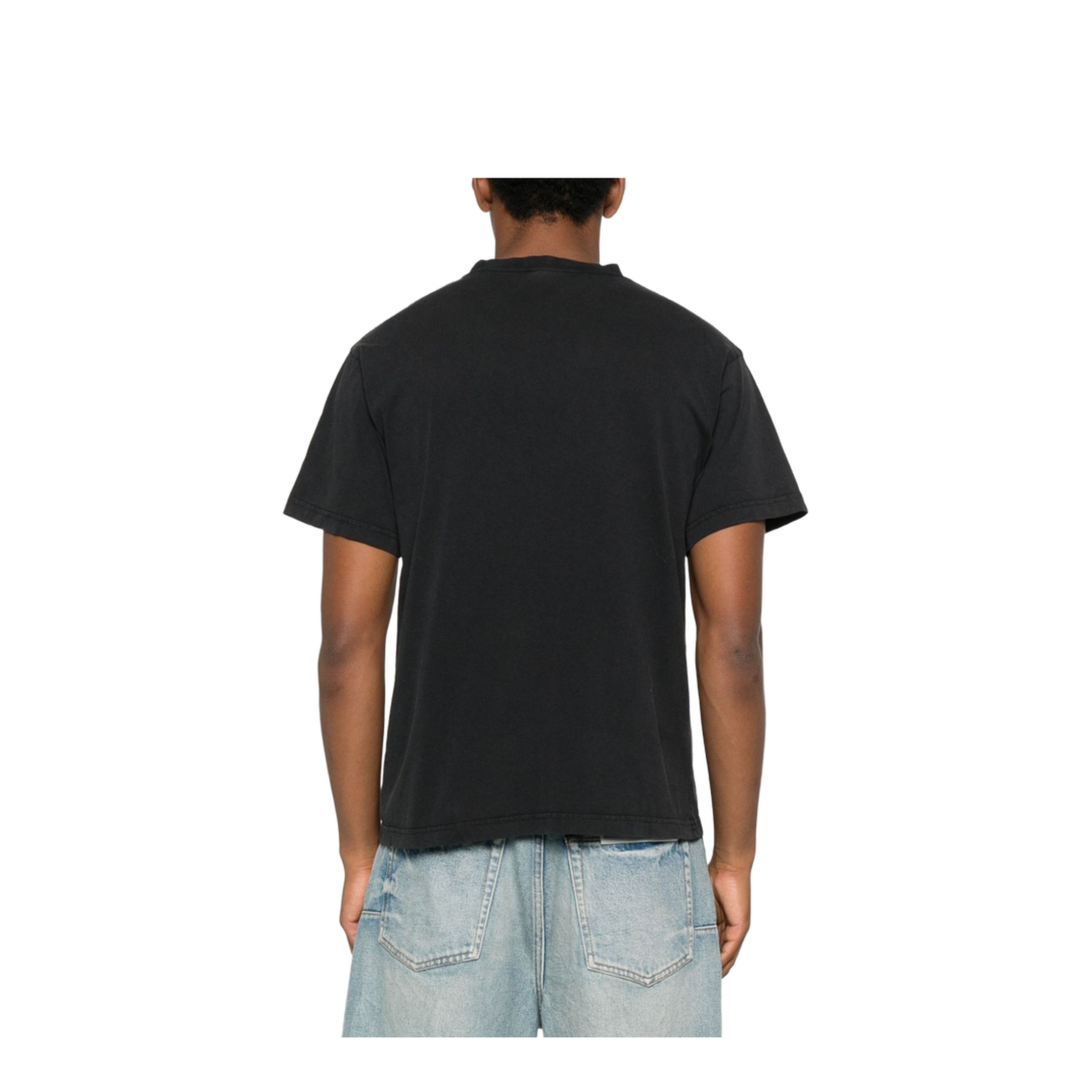 Standard T-Shirt Regular Fit in Black Faded