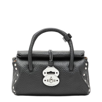 MAYFEYR - Zanellato - Dotta Baby Black Grained Leather Bag - 068750B1120000Z0001