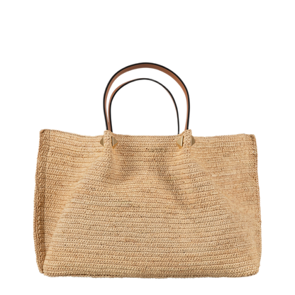 MAYFEYR - Valentino - Medium Raffia Handbag With Pouch - WB0T01QCL