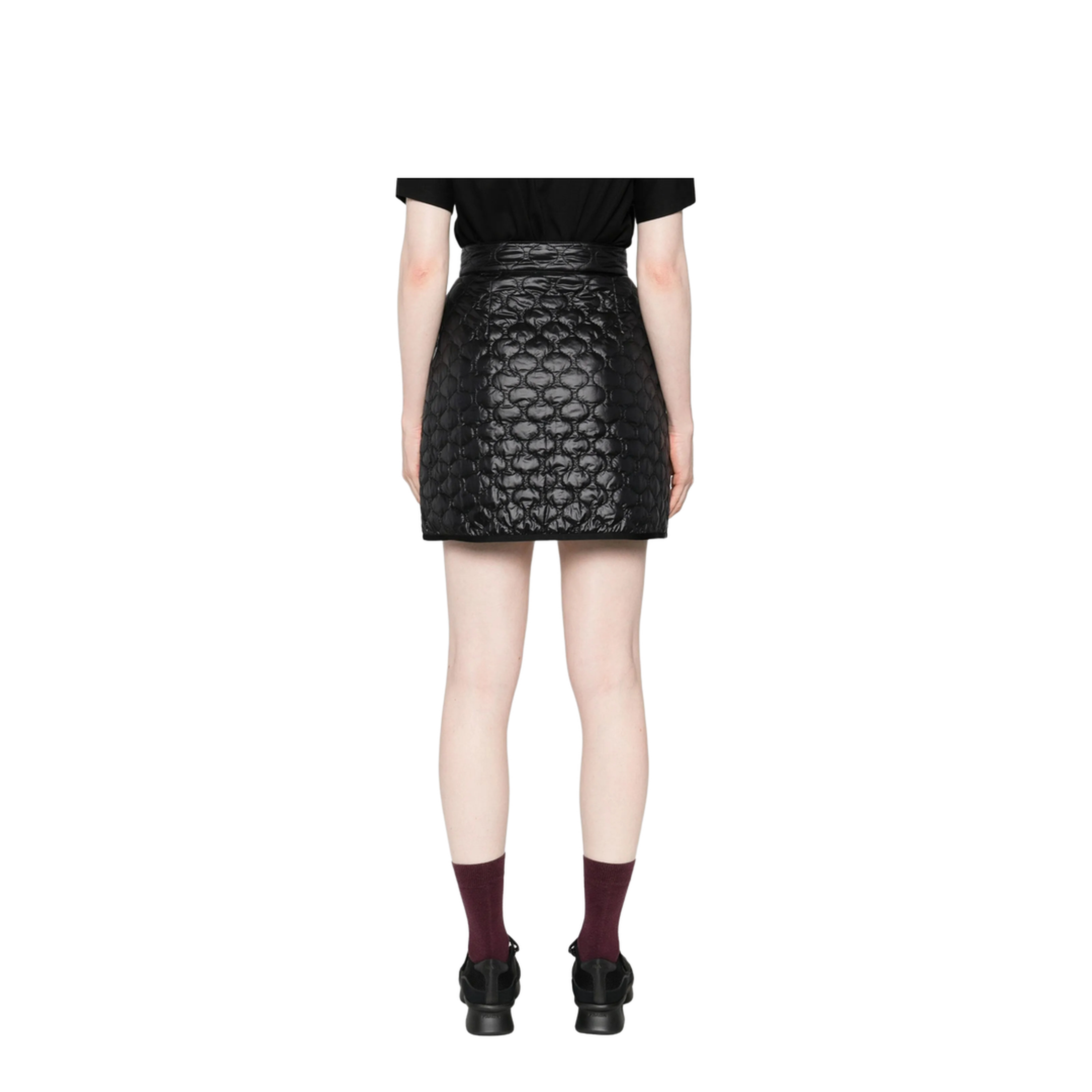Black Longue Saison Mini Skirt